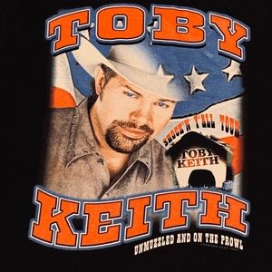 Y2K VINTAGE TOBY KEITH COUNTRY SINGER TEE!